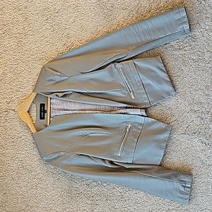 Grey Leather effect Jacket, size M